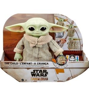 The Child Real Moves Plush by Mattel Star Wars The Mandalorian Baby Yoda New